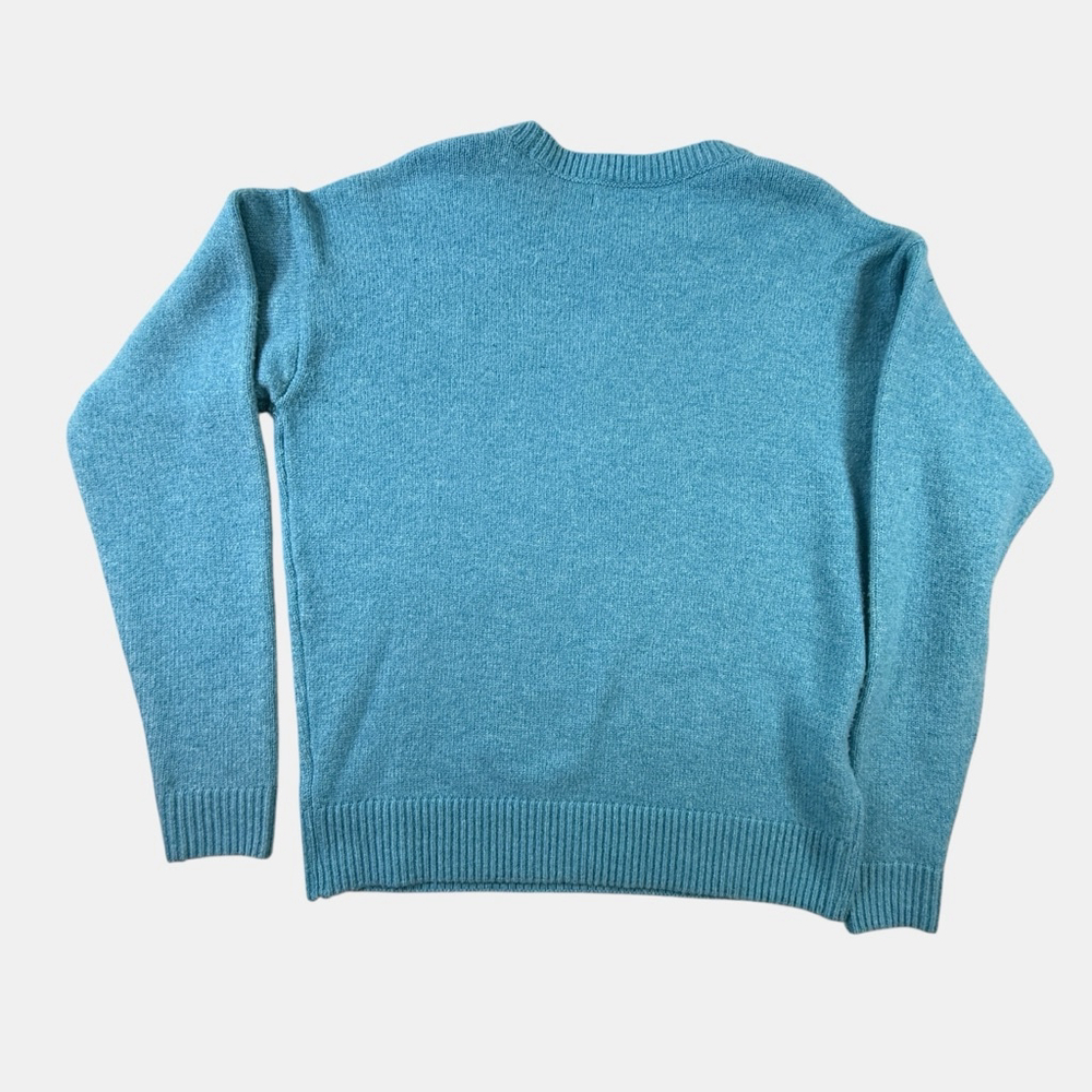 Crayola x Kohl’s Sweater XS Blue “Breathe Deep” Crewneck Cozy Soft Pullover - Picture 7 of 8